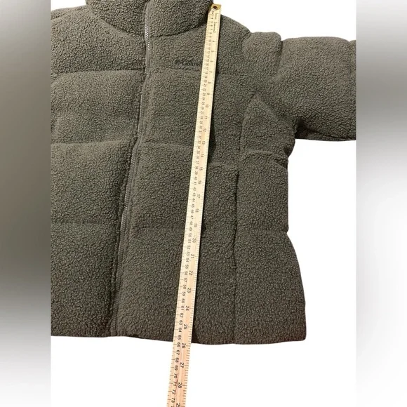 Women's Puffect Sherpa Jacket Size XL color Stone Green